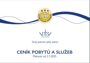 Ceník pobytů a služeb